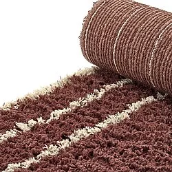 Shaggy rugs - Cataya Natural Cotton Shaggy (brown/beige)
