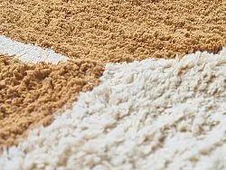 Round rug - Cervia Natural Cotton Shaggy (beige)