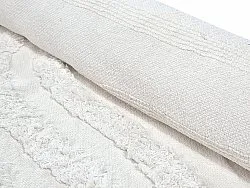 Shaggy rugs - Como Natural Cotton Shaggy (offwhite)