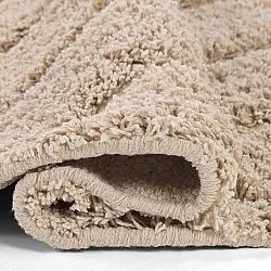 Shaggy rugs - Conara Natural Cotton Shaggy (beige)