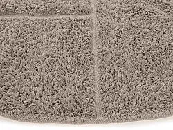 Round rug - Cremona Natural Cotton Shaggy (taupe)