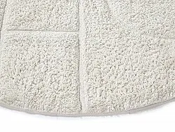 Round rug - Cremona Natural Cotton Shaggy (offwhite)