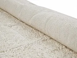 Round rug - Cremona Natural Cotton Shaggy (offwhite)
