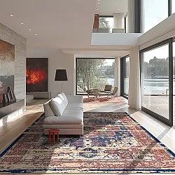 Wilton rug - Darnah (red/multi)