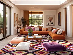 Wilton rug - Deia (pink/multi)