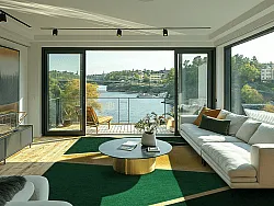 Wilton rug - Dolly (green/gold)