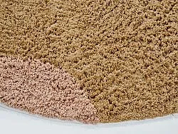 Round rug - Donostia Natural Cotton Shaggy (multi)