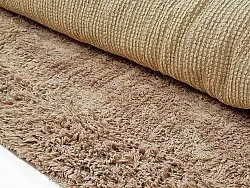 Shaggy rugs - Ebba Natural Cotton Shaggy (brown)
