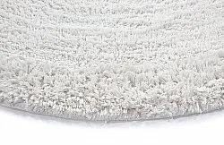 Round rug - Ebba Natural Cotton Shaggy (offwhite)