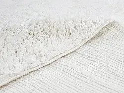 Round rug - Ebba Natural Cotton Shaggy (offwhite)