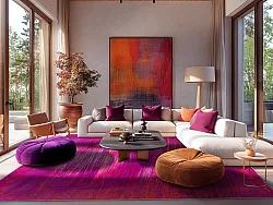 Wilton rug - Elowen (pink)