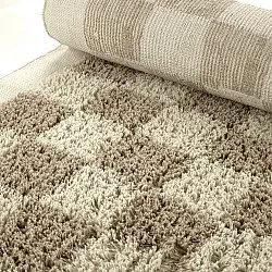 Shaggy rugs - Elsey Natural Cotton Shaggy (cream/sand)