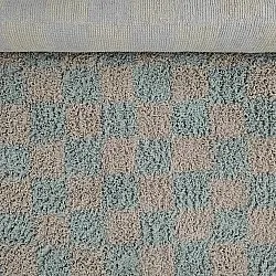 Shaggy rugs - Elsey Natural Cotton Shaggy (grey/pink)