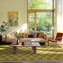 Shaggy rugs - Elsey Natural Cotton Shaggy (yellow/beige)