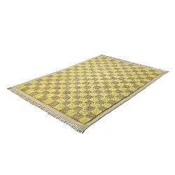 Shaggy rugs - Elsey Natural Cotton Shaggy (yellow/beige)