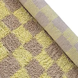 Shaggy rugs - Elsey Natural Cotton Shaggy (yellow/beige)