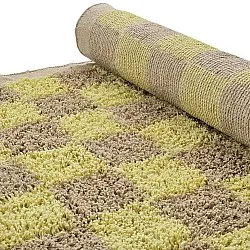 Shaggy rugs - Elsey Natural Cotton Shaggy (yellow/beige)