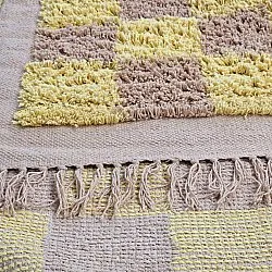Shaggy rugs - Elsey Natural Cotton Shaggy (yellow/beige)