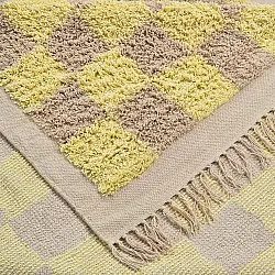 Shaggy rugs - Elsey Natural Cotton Shaggy (yellow/beige)