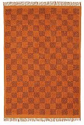 Shaggy rugs - Elsey Natural Cotton Shaggy (orange/red)