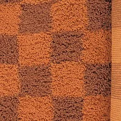 Shaggy rugs - Elsey Natural Cotton Shaggy (orange/red)