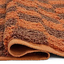 Shaggy rugs - Elsey Natural Cotton Shaggy (orange/red)
