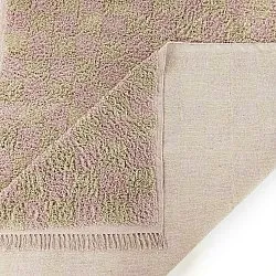 Shaggy rugs - Elsey Natural Cotton Shaggy (pink/orange)