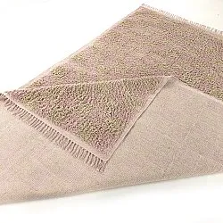 Shaggy rugs - Elsey Natural Cotton Shaggy (pink/orange)
