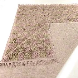 Shaggy rugs - Elsey Natural Cotton Shaggy (pink/orange)