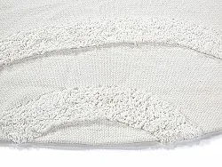 Round rug - Emilia Natural Cotton Shaggy (offwhite)