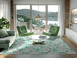Wilton rug - Evelina (green/multi)
