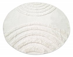 Round rug - Everly Natural Cotton Shaggy (offwhite)