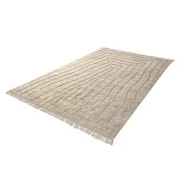 Shaggy rugs - Farley Natural Cotton Shaggy (beige)