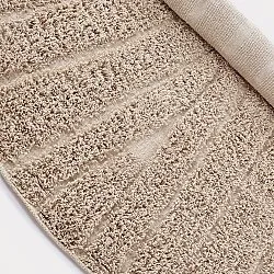 Round rug - Farley Natural Cotton Shaggy (beige)