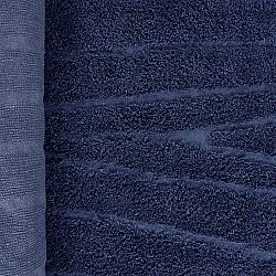 Round rug - Farley Natural Cotton Shaggy (blue)