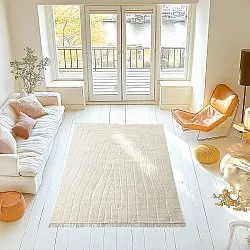 Shaggy rugs - Farley Natural Cotton Shaggy (off-white)