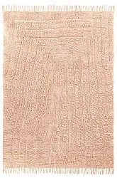 Shaggy rugs - Farley Natural Cotton Shaggy (pink)