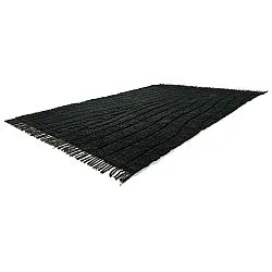 Shaggy rugs - Farley Natural Cotton Shaggy (black)