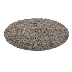 Round rug - Farley Natural Cotton Shaggy (taupe)