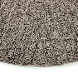 Round rug - Farley Natural Cotton Shaggy (taupe)