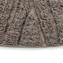 Round rug - Farley Natural Cotton Shaggy (taupe)