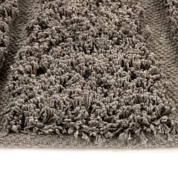 Round rug - Farley Natural Cotton Shaggy (taupe)