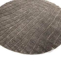 Round rug - Farley Natural Cotton Shaggy (taupe)