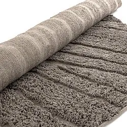Round rug - Farley Natural Cotton Shaggy (taupe)