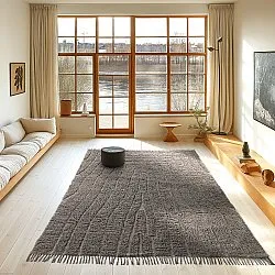 Shaggy rugs - Farley Natural Cotton Shaggy (taupe)