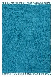 Shaggy rugs - Farley Natural Cotton Shaggy (turquoise)