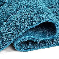 Shaggy rugs - Farley Natural Cotton Shaggy (turquoise)