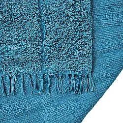 Shaggy rugs - Farley Natural Cotton Shaggy (turquoise)
