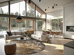Round rug - Florent (brown)