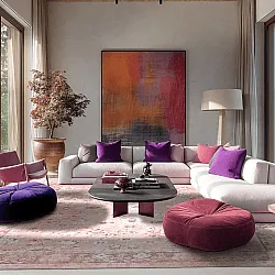 Wilton rug - Gombalia (pink)